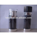 new design dual chamber bottle airless bottle with pump empty cosmetic packaging